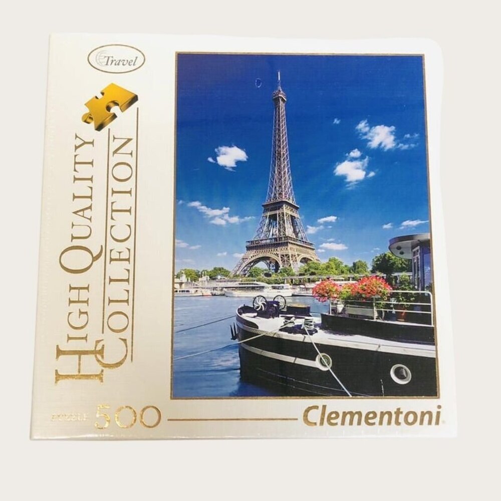 Clementoni Eiffel Tower 500 Piece Jigsaw Puzzle Paris New Factory Sealed